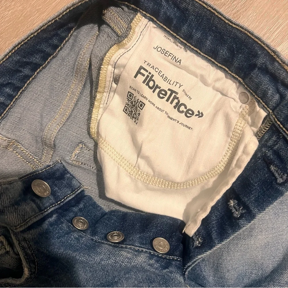 7 For All Mankind Blue Classic Denim Jeans - Picture 6 of 6